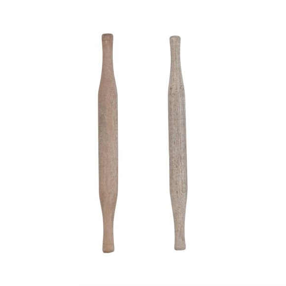 Set/3 Found Wood Roti Pins - Picture 2 of 5